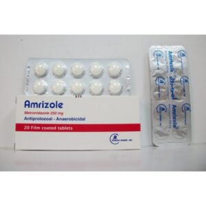 أمريزول 500 و 250 أقراص شراب لبوس للاسهال والالتهابات المعوية Amrizole