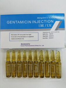 جنتاميسين أمبولات حقن مضاد حيوى واسع المجال Gentamicin Ampules