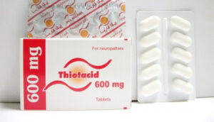 ثيوتاسيد 600 و300 مجم أقراص لعلاج التهاب الاعصاب Thiotacid Tablets