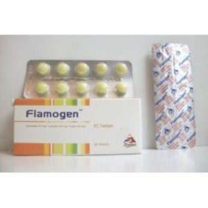فلاموجين أقراص لعلاج التهاب المفاصل وارتخاء العضلات Flamogen Tablets