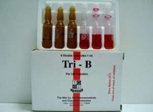 تراى بى أقراص حقن لعلاج الام والتهابات الاعصاب والانيميا Tri - B