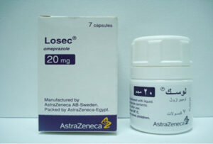 لوسك كبسولات فيال لعلاج قرحة المعدة والحموضة Losec