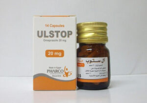 أل ستوب كبسولات لعلاج الحموضة وقرحة المعدة Ulstop Capsules