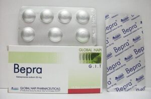 بيبرا أقراص لعلاج قرحة المعدة والاثنى عشر Bepra Tablets