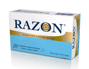 رازون أقراص لعلاج قرحة المعدة وارتجاع المرئ Razon Tablets