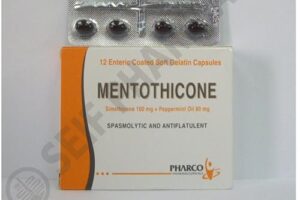 منتوثيكون كبسولات مضاد للتقلصات والانتفاخ Mentothicone Capsules