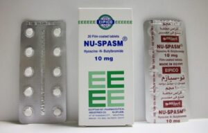 نوسبازم أقراص لعلاج تقلصات المعدة Nuspasm Tablets
