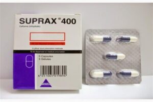 سوبراكس كبسولات شراب مضاد حيوى واسع المجال Suprax