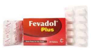 فيفادول بلس حبوب للزكام وللحلق Fevadol Plus Tablets