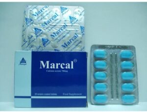 ماركال أقراص مكمل غذائى لحالات نقص الكالسيوم Marcal Tablets