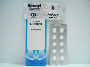 إيرونيل أقراص شراب موسع للشعب ومضاد لضيق التنفس Aironyl Tablets