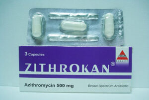 زيثروكان كبسولات معلق مضاد حيوي واسع المجال Zithrokan Capsules