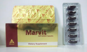 مارفيت كبسولات شراب لعلاج نقص الفيتامينات Marvit Capsules