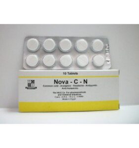 نوفا سي إن أقراص لعلاج نزلات البرد والأنفلونزا Nova C N Tablets