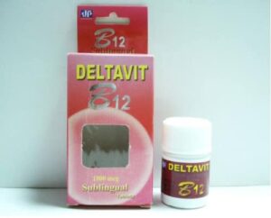 دلتافيت ب 12 أقراص لعلاج نقص فيتامين ب12 Deltavit b12 Tablets