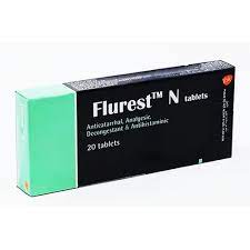 فلورست إن أقراص لعلاج البرد الأنفلونزا Flurest N Tablets