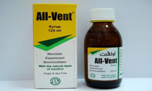 أولفنت شراب لعلاج الكحة وموسع للشعب الهوائية All-Vent Syrup