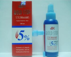 بولد ستوب محلول لنمو الشعر وعلاج ضغط الدم المرتفع Bold Stop Solution