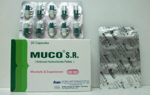 ميوكو اس ار كبسولات لعلاج أمراض الجهاز التنفسي Muco S.R Capsules