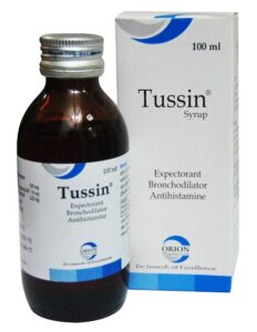 توسين شراب لعلاج الكحة والسعال للاطفال Tussin Syrup