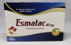 ازماتك كبسولات للحموضة وقرحة المعدة Esmatac Capsules