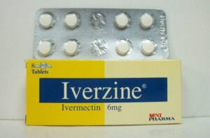 ايفرزين اقراص 6 مجم مضاد للطفيليات Iverzine Tablets