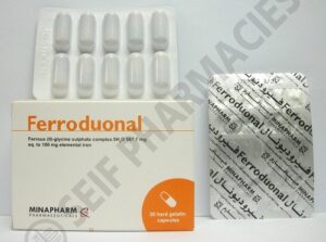 فيروديونال كبسولات للشعر و للانيميا Ferroduonal Capsules